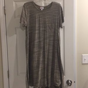 Heather gray Carly, size Large. Lularoe